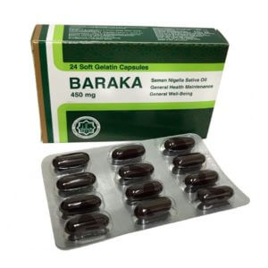 Baraka Habbatus Sauda Capsule 24s Pharmaniaga Original