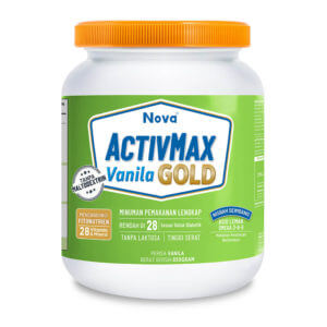 Nova ActivMax Gold Vanilla Flavour 850gm Low Sugar