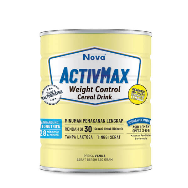 Nova Activmax Weight Control Cereal Drink 850g