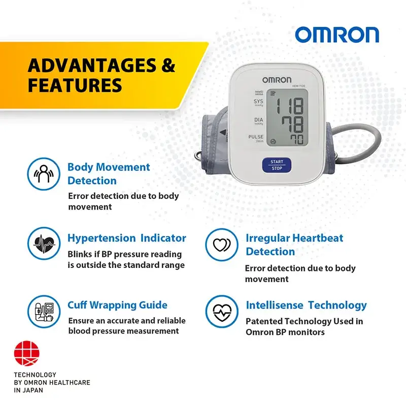 omron hem 7120 blood pressure monitor