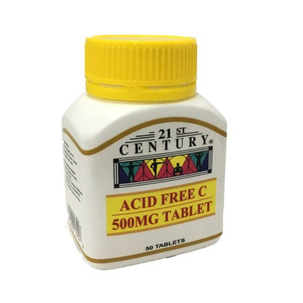 21st Century Acid Free Vitamin C 500mg Tablet 50s