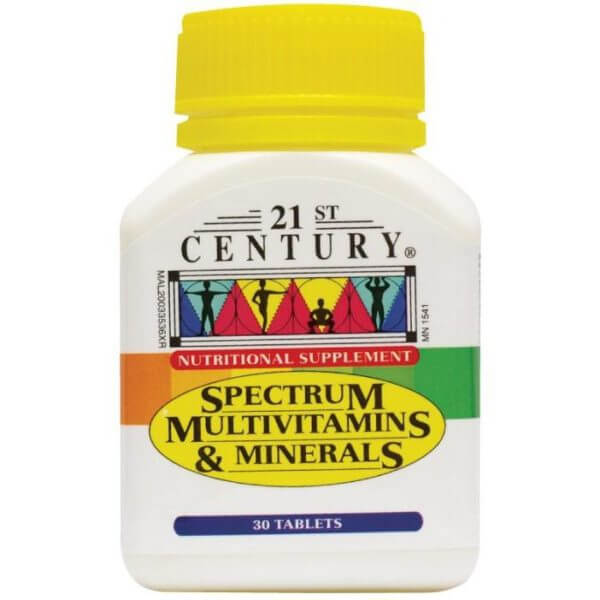 21st Century Spectrum Multivitamins And Minerals Tablet