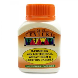 21st Century Vitamin B Complex with Lipotropics, Wheat Germ & Lecithin