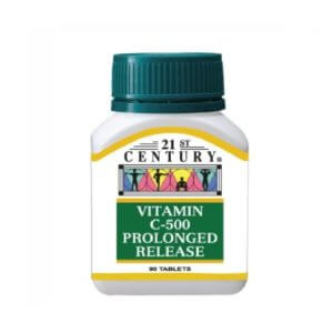 21st Century Vitamin C-500mg Prolonged Release 90s