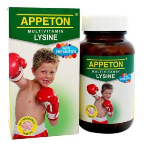 Appeton MultiVitamin Lysine with Prebiotic Tablets 60s