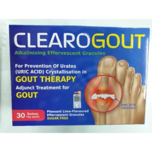 Clearogout For Immediate Gout Pain Relief Reduce Uric Acid