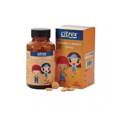 Citrex Vitamin C 100mg Chewable Orange 30 Tablets