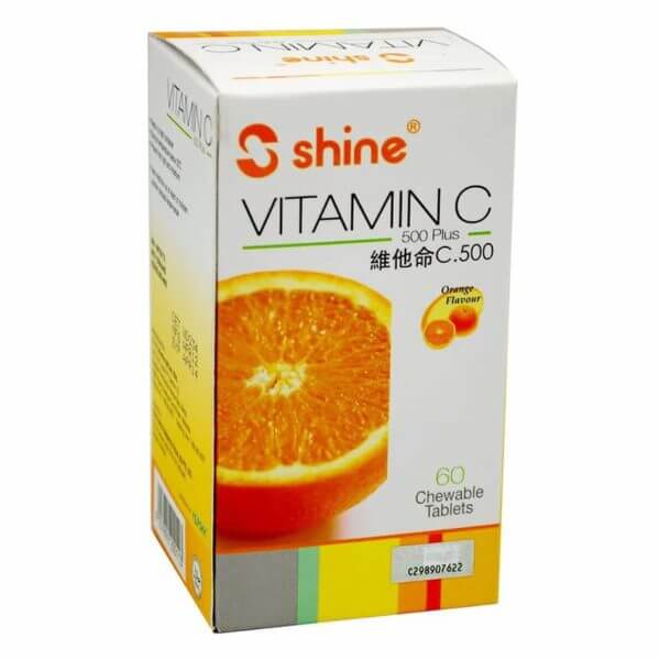 shine vitamin c 500mg