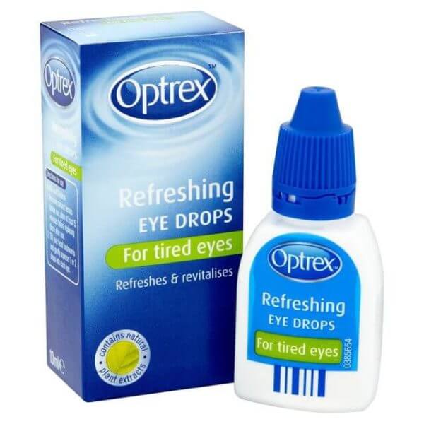 Optrex Eye Drops Refreshing and Rehydrating For Tired Eyes 10ml