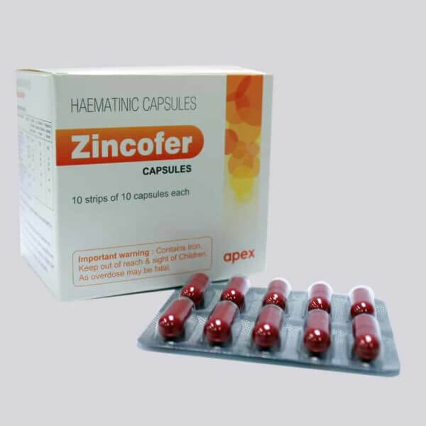 Zincofer Hematinic Capsules for Pregnancy 100s