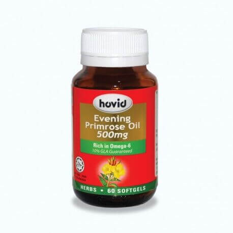 Hovid Evening Primrose Oil 500mg Balances hormones for women