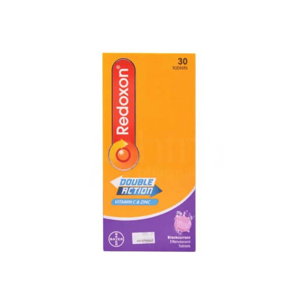 Redoxon Double Action Vitamin C+Zinc Effervescent Tablets 30's