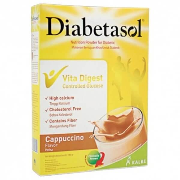 Diabetasol Nutrition Powder For Diabetic 180g Cappuccino