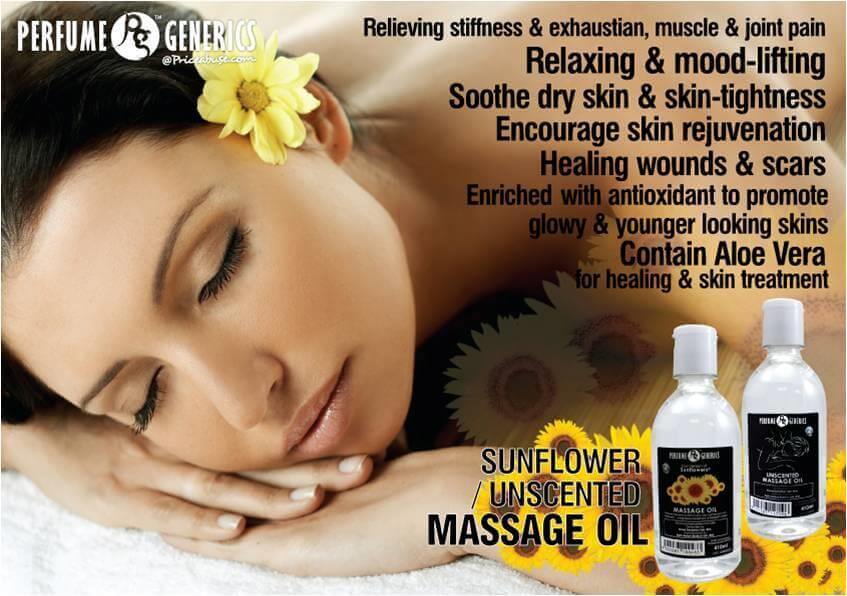 Sunflower Massage Oil 410ml Perfume Generics